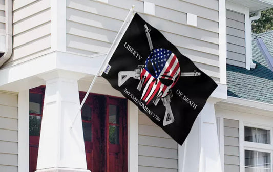 Liberty or Death 2nd Amendment flag