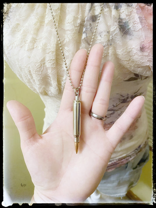 Bullet Necklace: silver