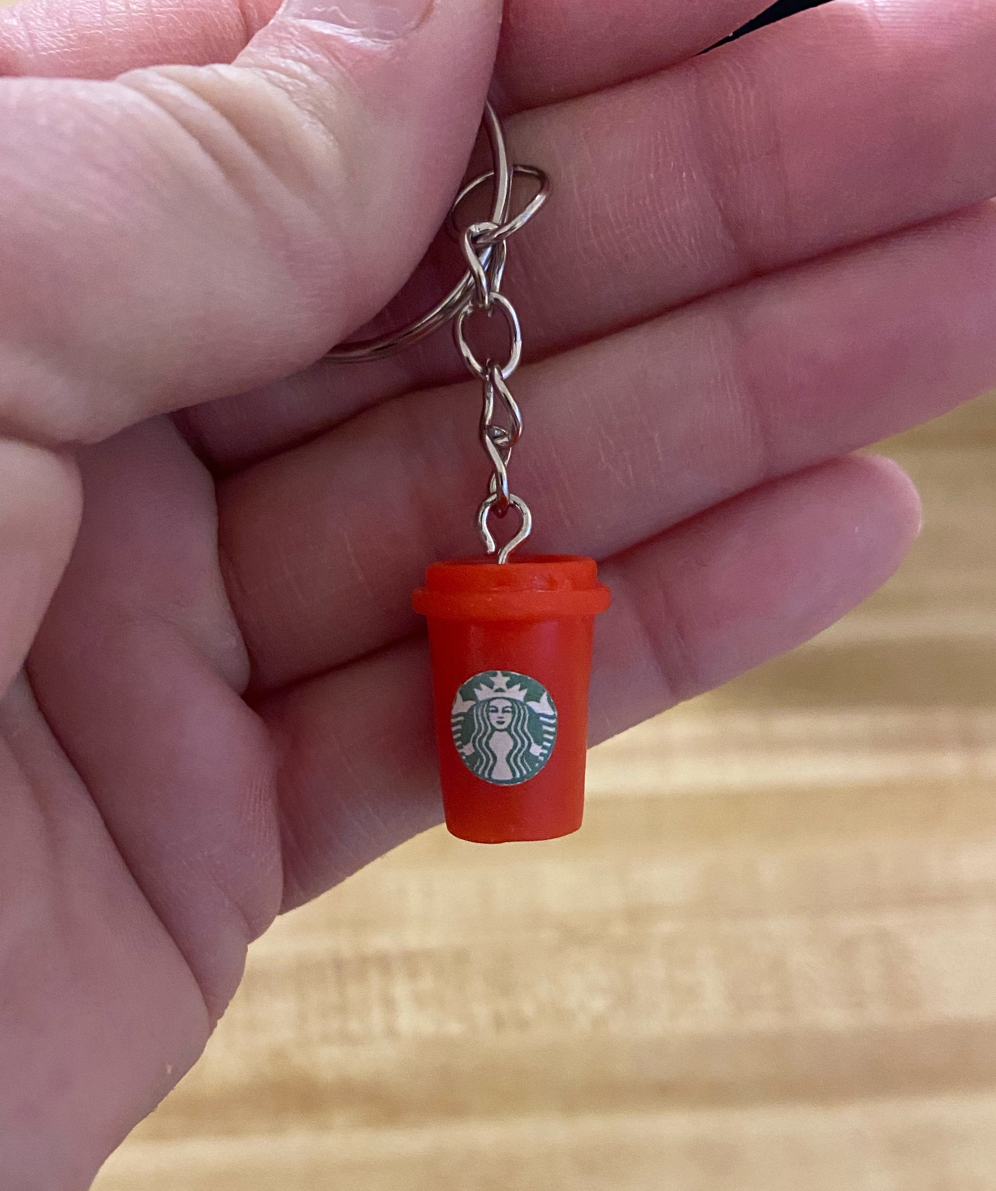 Coffee Cup keychain – The Distressed Darlin