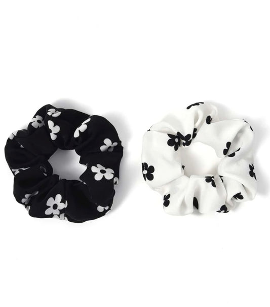 Flower Scrunchies 2 pcs