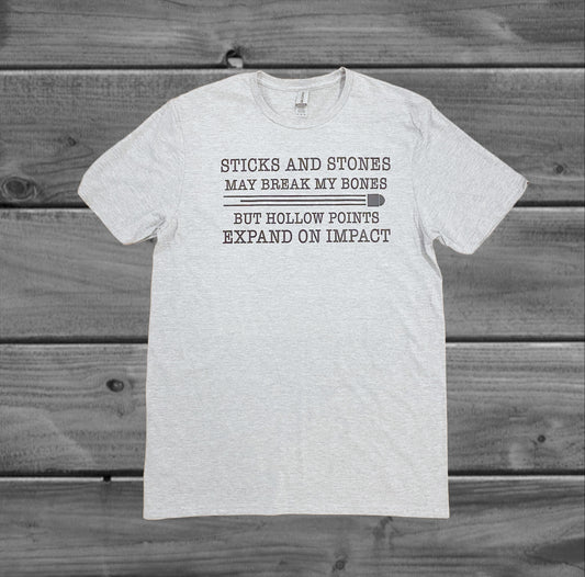 Sticks & stones tshirt