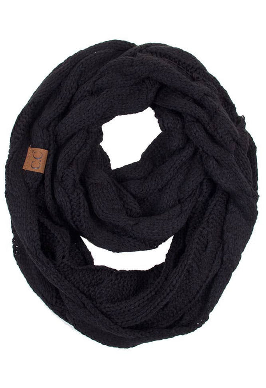 CC knitted scarf