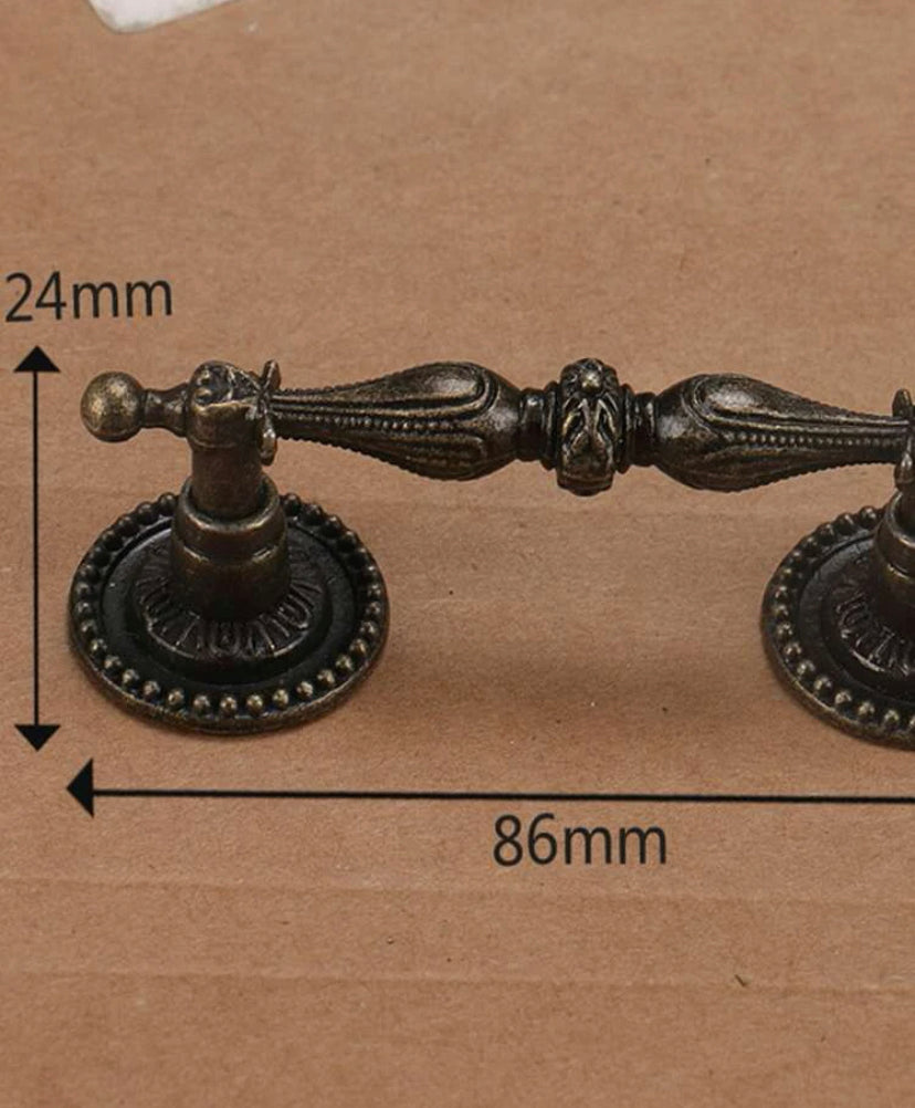 Victorian drawer pulls set of 6