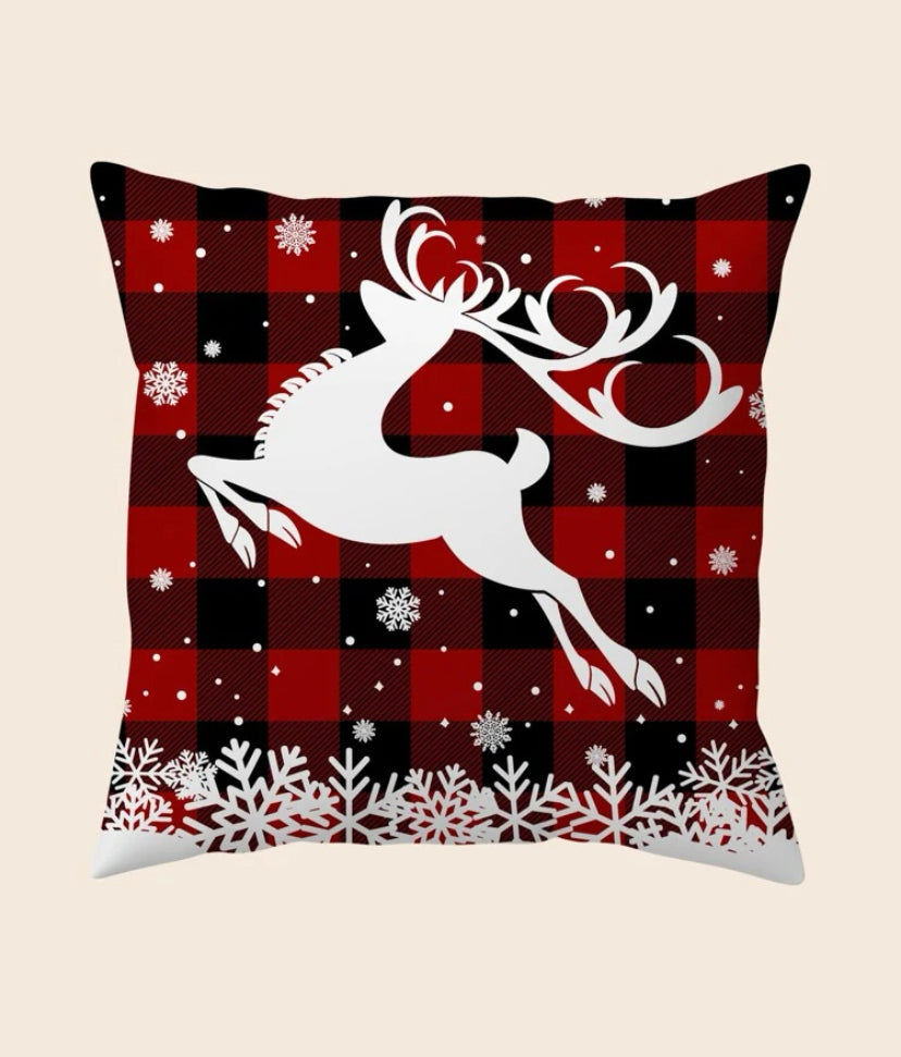 Reindeer pillow covers Set of 2