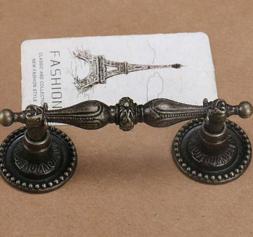 Victorian drawer pulls set of 6