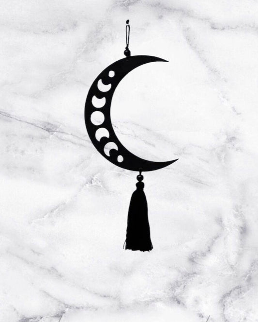 Moon Tassel Wall Hanging