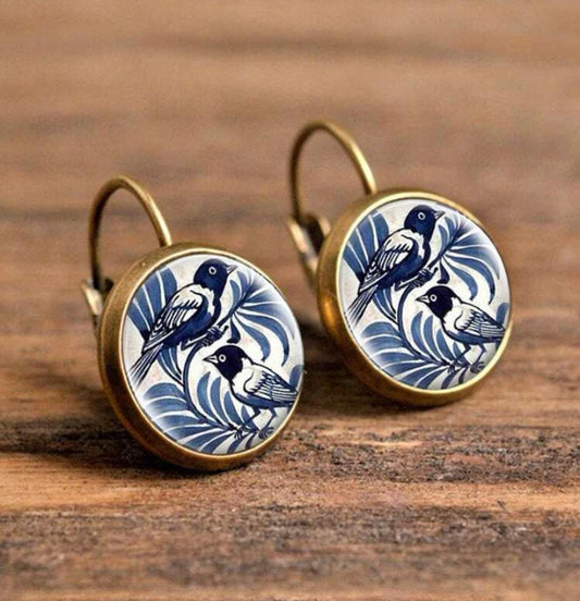 Bird earrings, Jewelry, Fashion, Accessories, Nature-inspired, Filigree, Enamel, Whimsical, Statement piece, Style, Birds, Graceful, Lightweight, Chic, Elegant, Colorful, Trendy, Fashionable, Unique, Bird lovers
