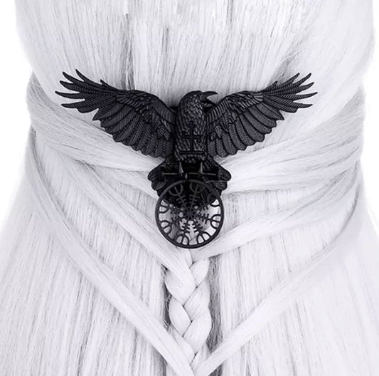 Viking crow Hairpin