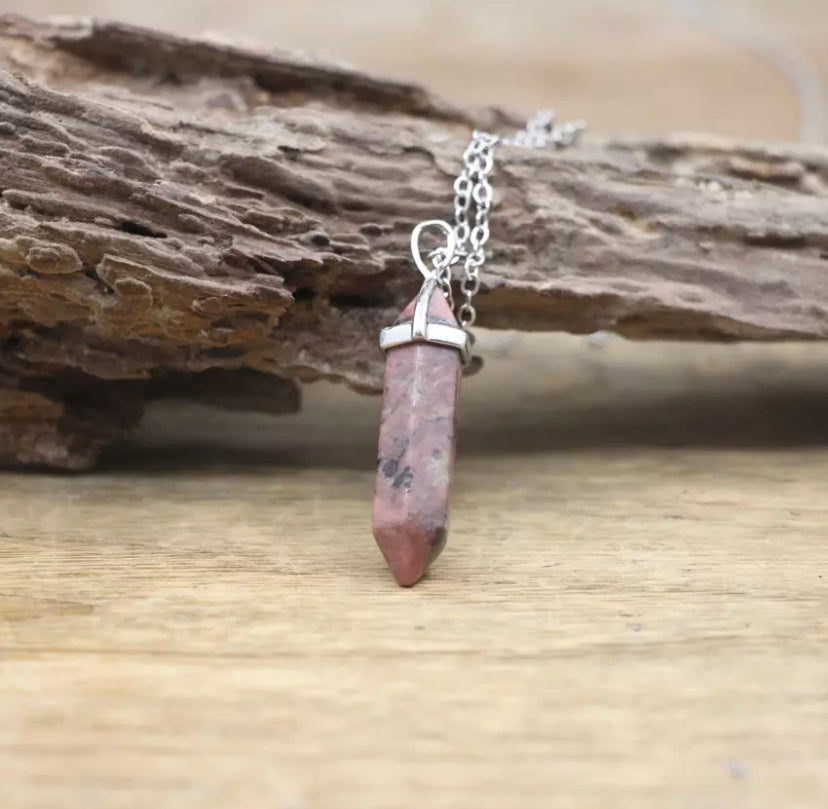 Rhodonite necklace