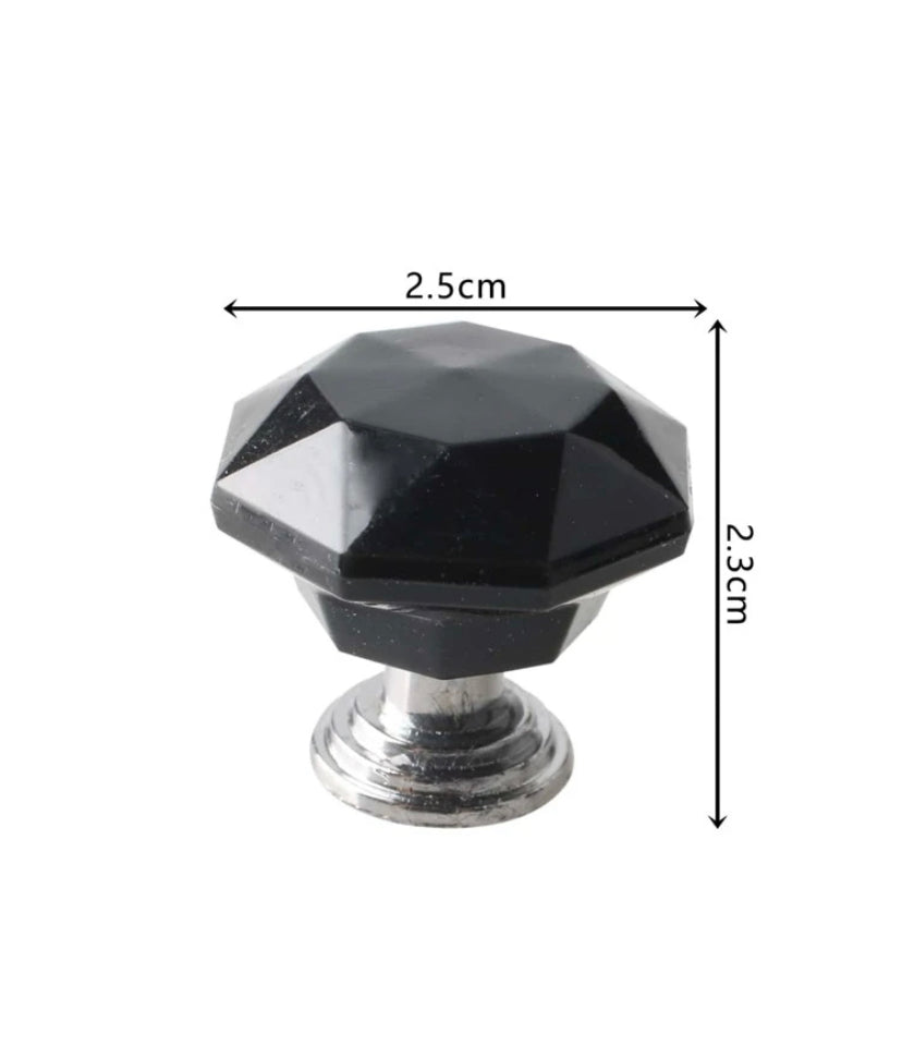 Black diamond knobs set of 4