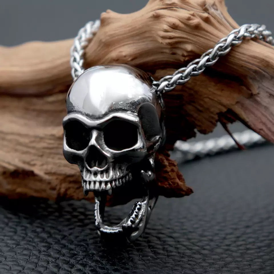 Skull Pendant Bottle Opener necklace