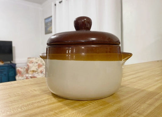Large Crock with lid