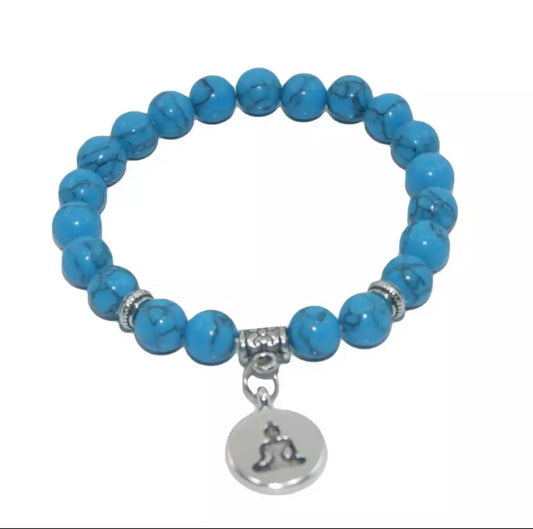 Buddha Bracelet blue turquoise