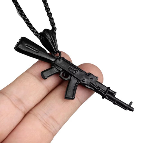Black AK47 Necklace