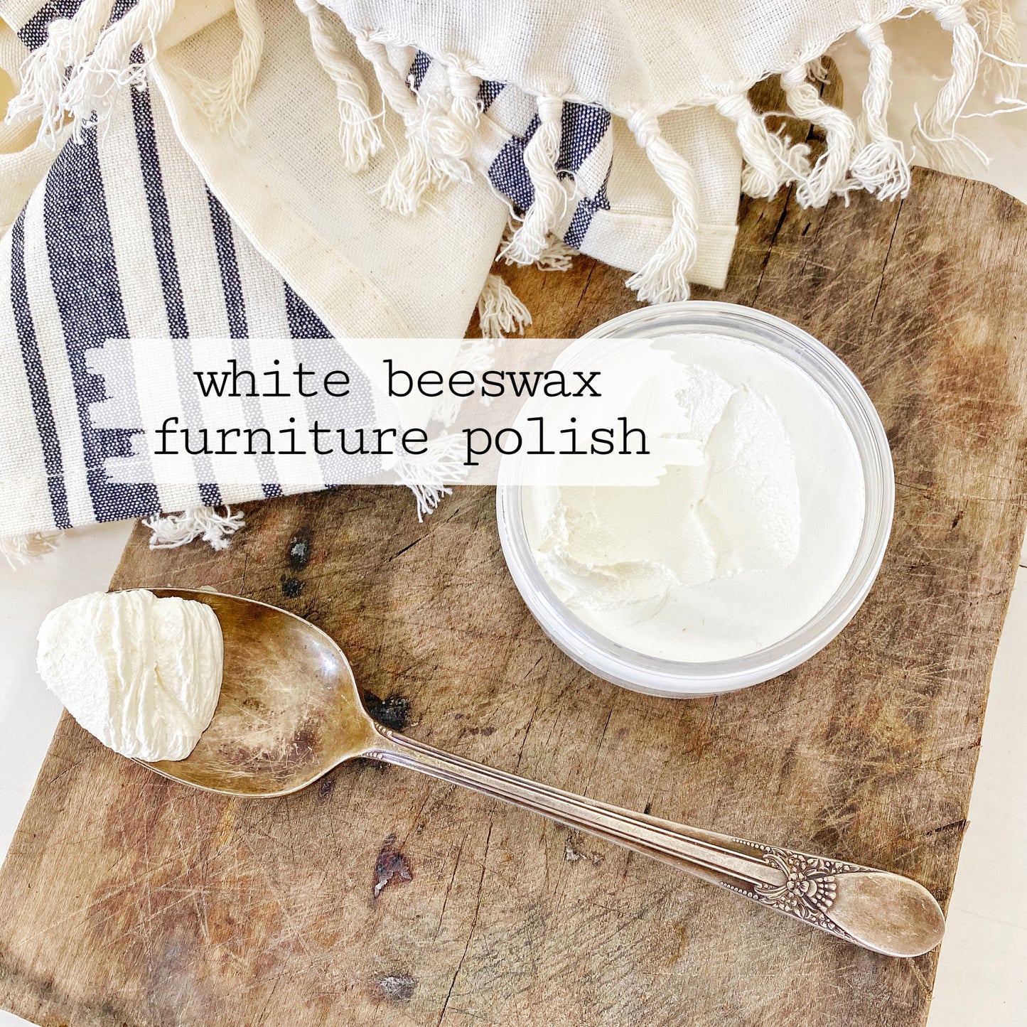 White Beeswax / Furniture polish/ Sweet Pickins